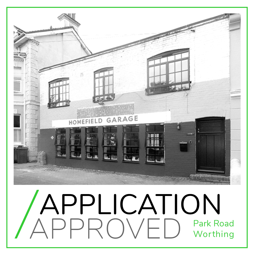 Another application approved! We have successfully obtained planning consent for a single storey rear extension and internal remodelling at this exciting home in central Worthing. Formerly a garage with residential flat above, the current owner had previously transformed the building into a dwelling and now wished to improve upon this. The design extends and reorientates the open plan ground floor kitchen/living area to provide more space and an enhanced relationship with the rear garden.

#architecture #worthingarchitects #westsussexarchitect #improvedontmove #extensions